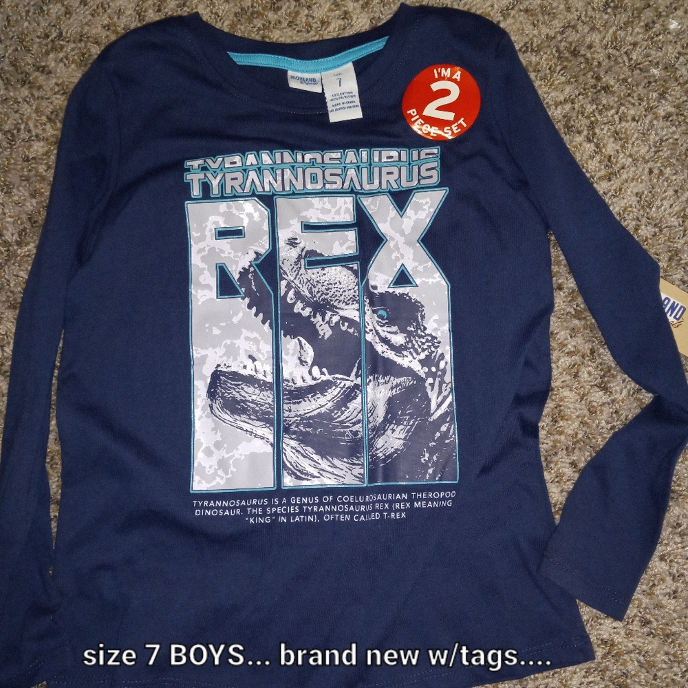 Kids 7 long sleeve shirt